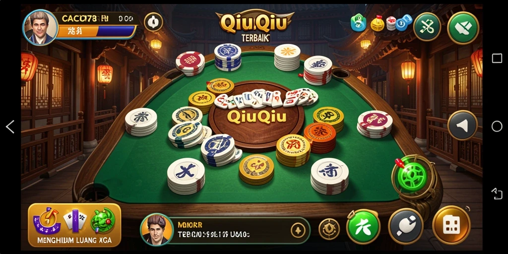 Tangkapan layar gameplay QiuQiu yang seru di CACOR78.
