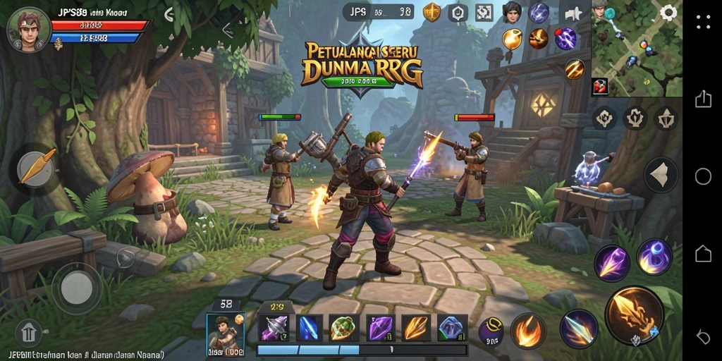 Tampilan gameplay RPG yang menakjubkan dari JPS88.