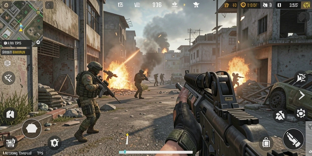 Gameplay ME355 yang menegangkan di pertempuran TPS.