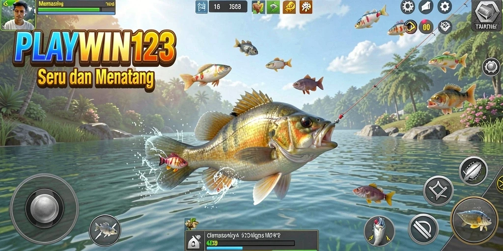Tangkapan ikan yang memukau dalam permainan PLAYWIN123.