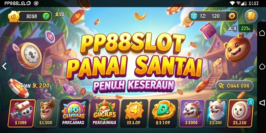 Tangkapan layar permainan PP88SLOT yang penuh warna dan menghibur.