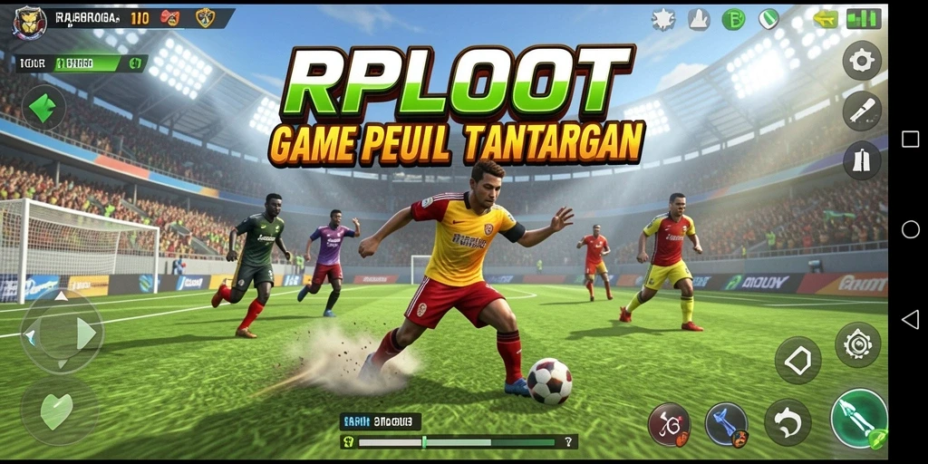Tampilan gameplay RPLOOT yang seru dan penuh aksi olahraga.