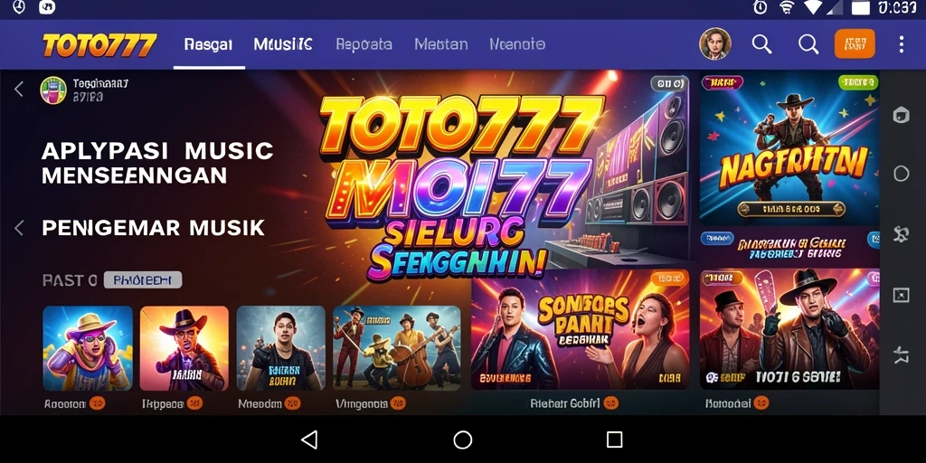 Screenshot gameplay TOTO777 menampilkan pengalaman interaktif pengguna.